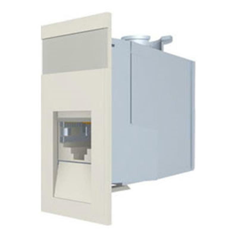 Модуль Molex (17.1C.011.D0015) 50х25, 1xRJ45, STP, Cat 5е,  прямий, білий