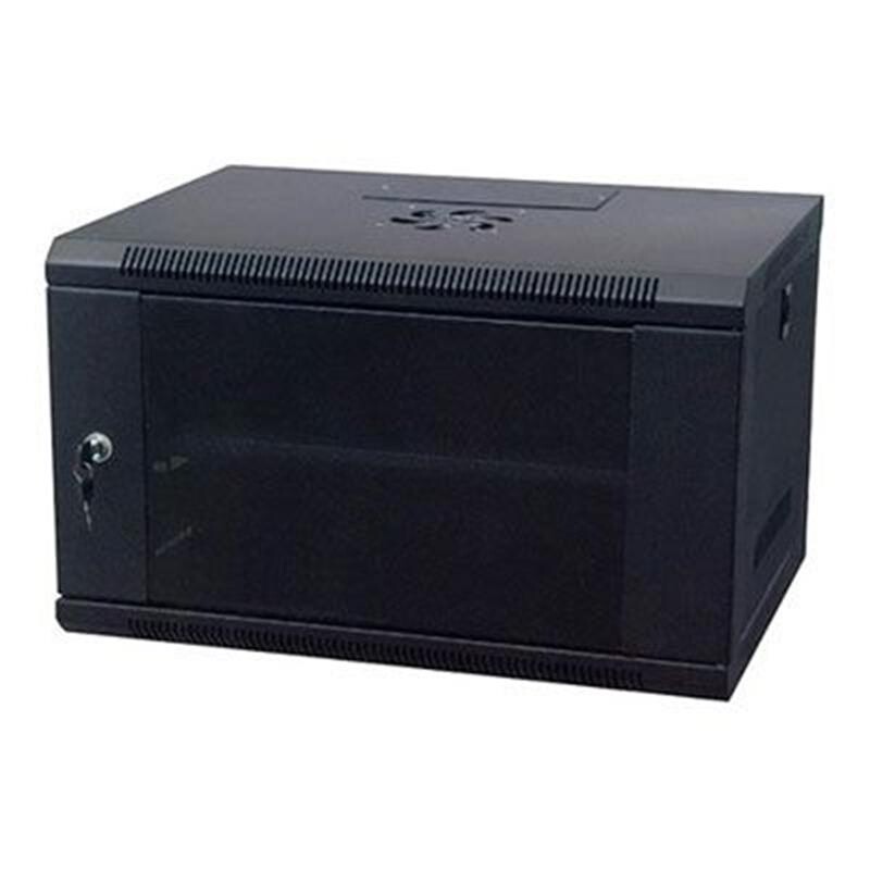 Шкаф настенный Kingda (KD-007-6618) RAL9004 19" 18U 600мм