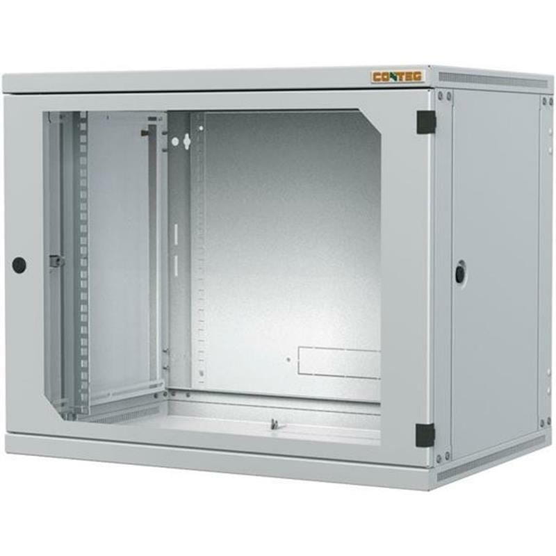 Шафа настінна Conteg 19" 18U зі склян. дверцею, 600х500мм, IP30 (RUN-18-60/50)