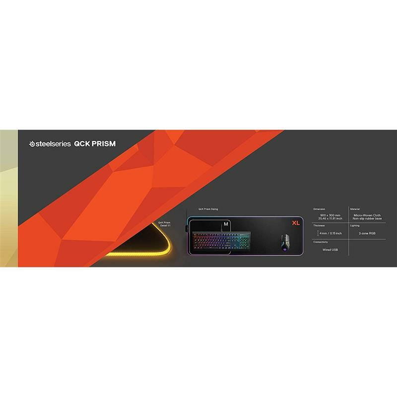 Ігрова поверхня SteelSeries QcK Prism Cloth XL (63826)