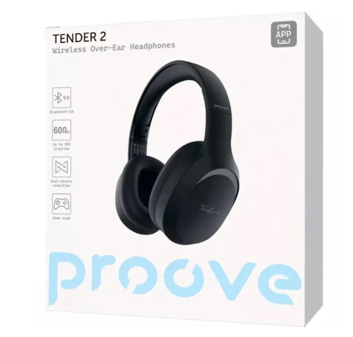 Bluetooth-гарнитура Proove Tender 2 APP Black (HPTR2001AP01)