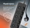 Фото - Фільтр живлення СolorWay (CW-PSEA52SBK) 5 розеток, 2м, Black | click.ua