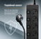 Фото - Фільтр живлення СolorWay (CW-PSEA55SBK) 5 розеток, 5м, Black | click.ua