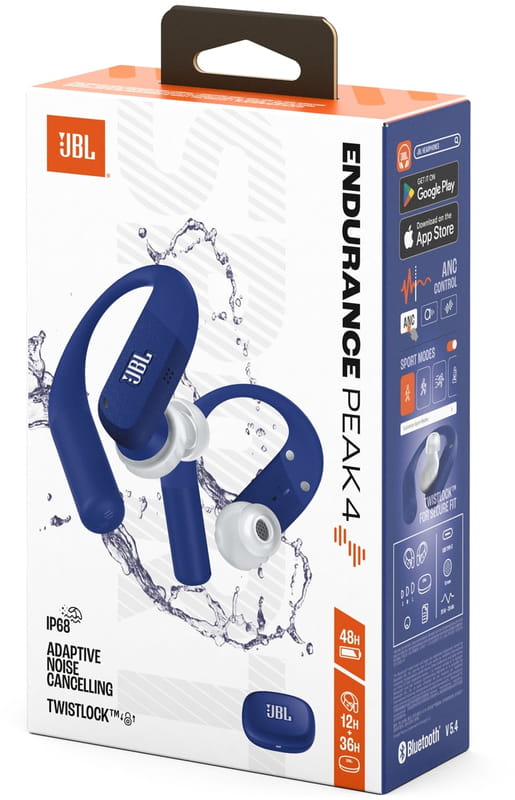 Bluetooth-гарнітура JBL Endurance Peak 4 Blue (JBLENDUPEAK4BLU)