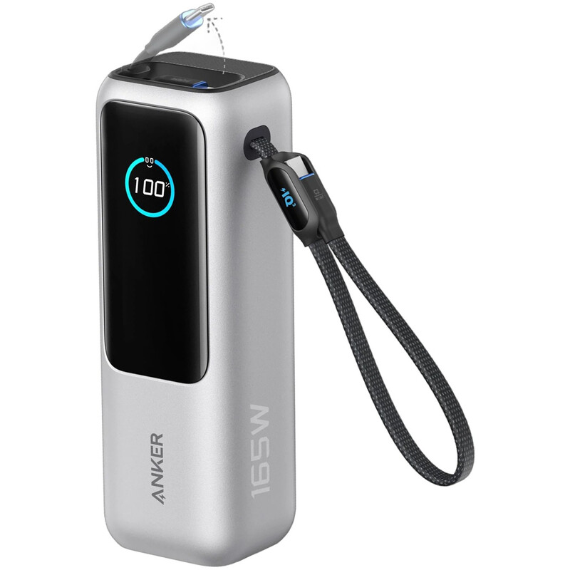 Універсальна мобільна батарея Anker Laptop 25000mAh 165W Silver (A1695H41)