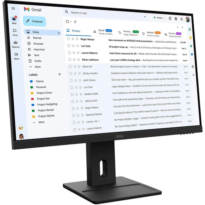 Монітор Lenovo 27" ThinkVision E27-40 (64BCMAT4EU) IPS Black 100Hz