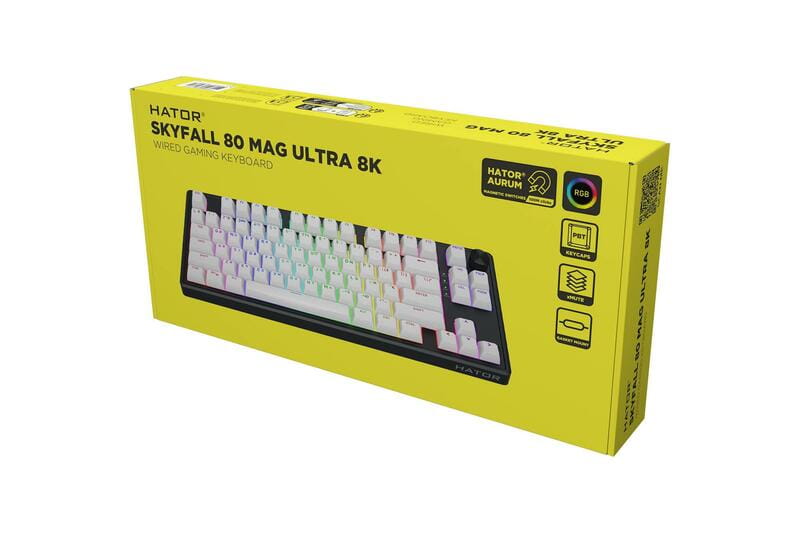 Клавиатура Hator Skyfall 80 MAG Ultra 8K Black/White (HTK1880UA)