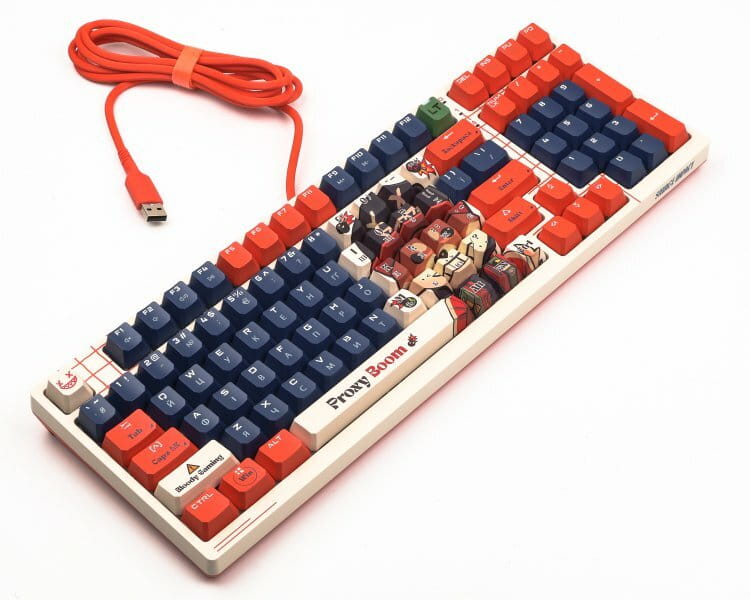Клавиатура Bloody AT98 RGB Proxy Boom White/Red