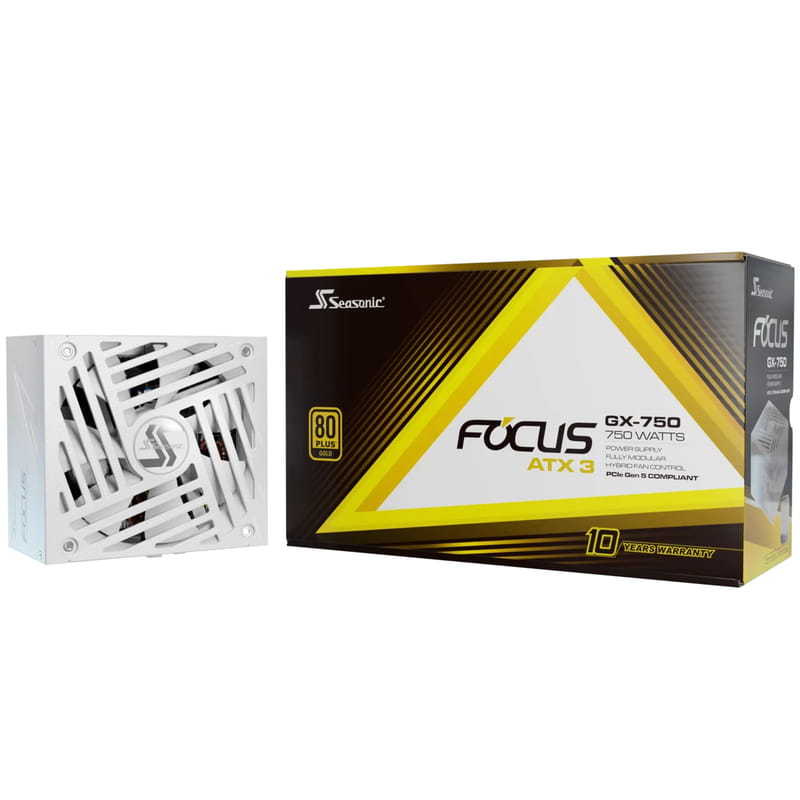 Блок живлення Seasonic Focus GX-750 ATX 3.1 White 750W