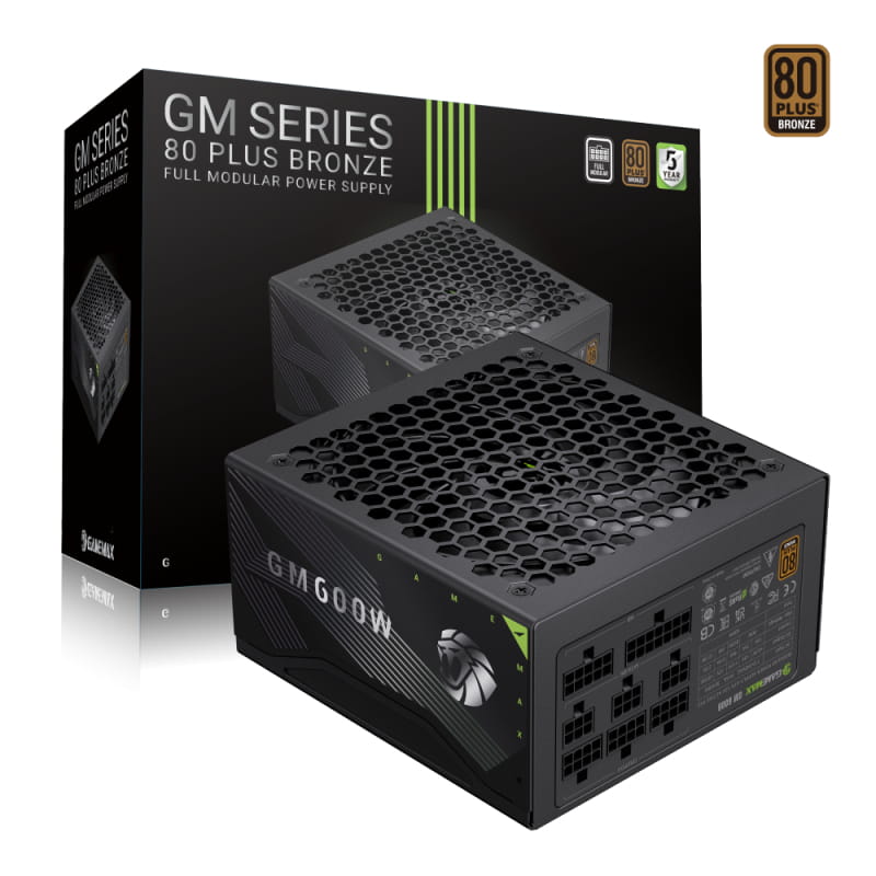 Блок питания GameMax GM 600B Fully-modular New 600W Black