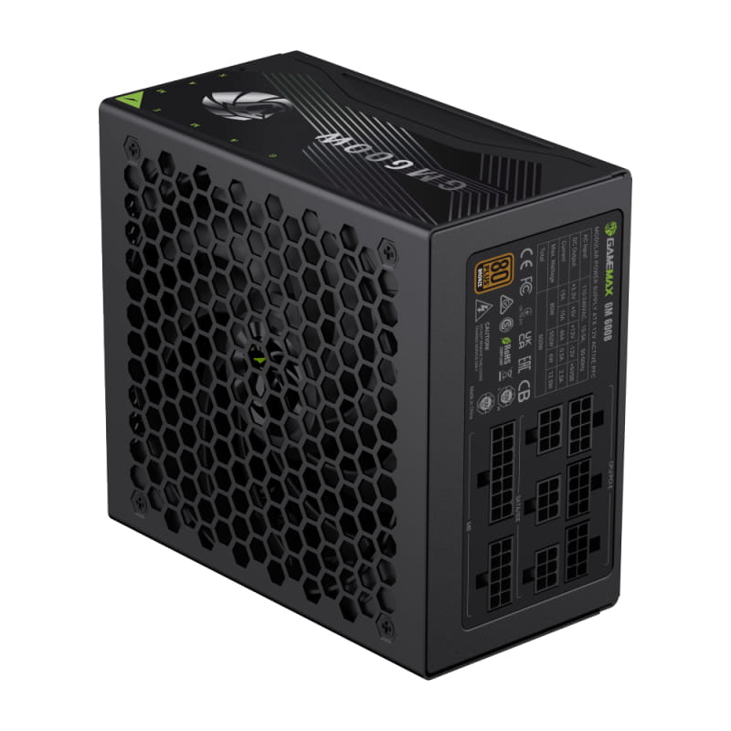 Блок питания GameMax GM 600B Fully-modular New 600W Black