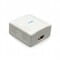 Фото - Розетка Cablexpert (NCAC-2F6-01) RJ-45, Cat6, зовнішня, біла | click.ua