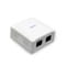 Фото - Розетка Cablexpert (NCAC-2F6-01) RJ-45, Cat6, зовнішня, біла | click.ua