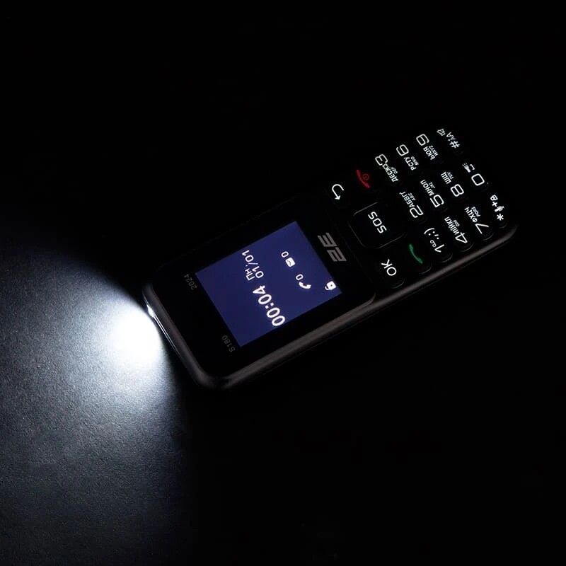 Мобильный телефон 2E S180 2024 Black (694743653885)