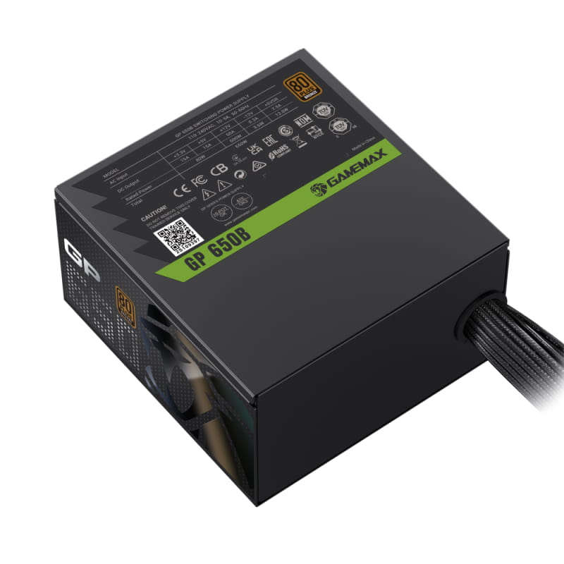 Блок питания GameMax GP 650B 650W Black