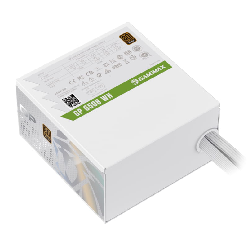 Блок питания GameMax GP 650B 650W White