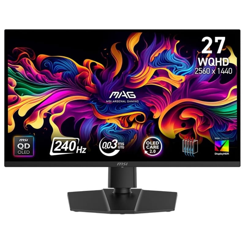Монитор MSI 26.5" MAG 273QP QD-OLED X24 Black 240Hz