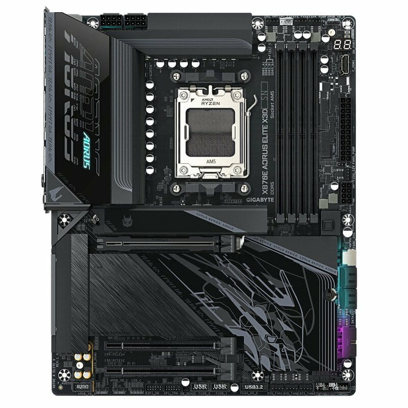 Материнская плата Gigabyte X870E Aorus Elite X3D Socket AM5