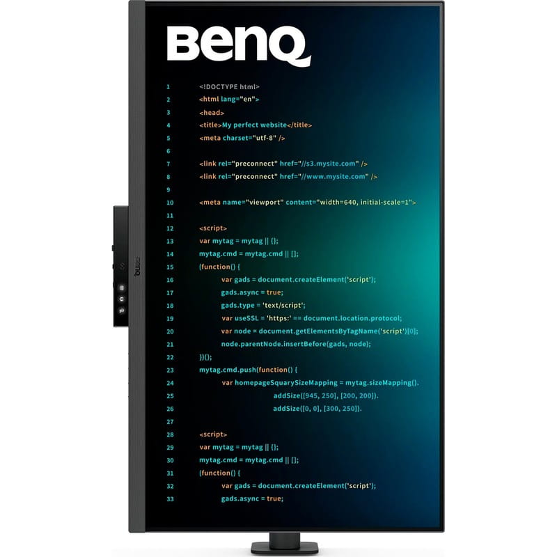 Монитор BenQ 31.5" RD320UA (9H.LMTLA.TBE) IPS Metallic Grey