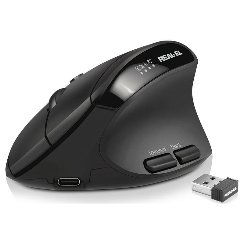 Миша бездротова REAL-EL RM-490W Black