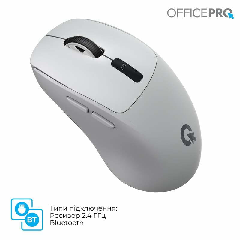 Мышь беспроводная OfficePro M398G Gray