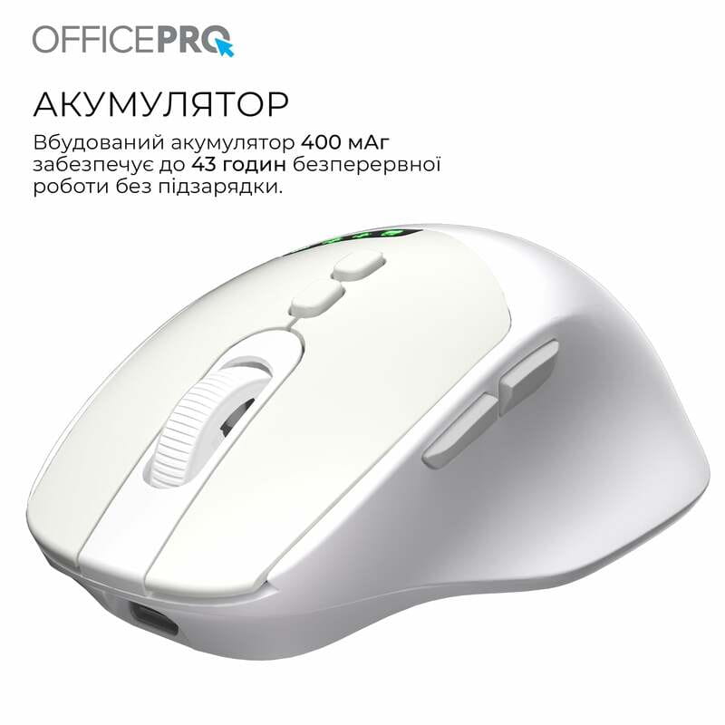 Мышь беспроводная OfficePro M520W White