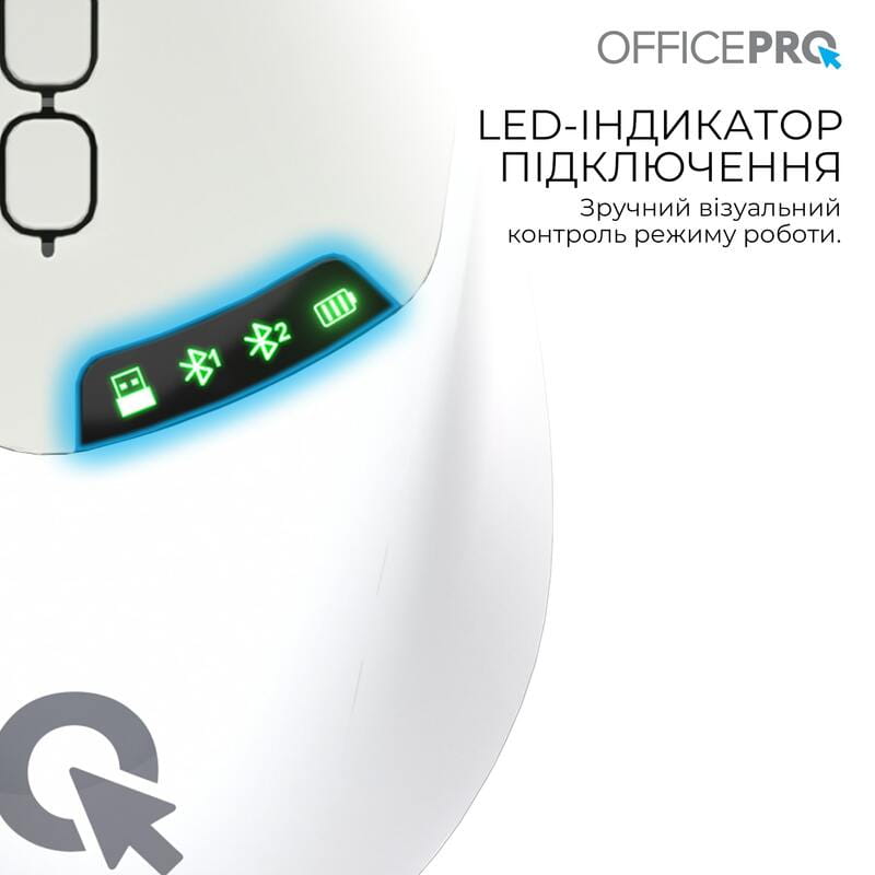 Мышь беспроводная OfficePro M520W White