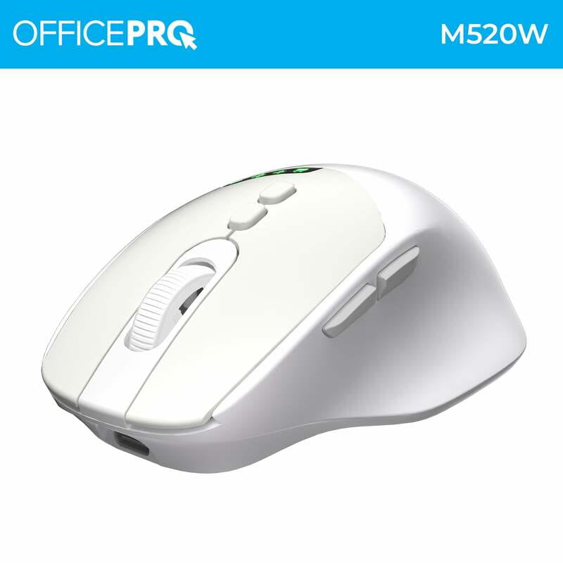 Мышь беспроводная OfficePro M520W White