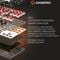 Фото - Клавиатура GamePro Genesis Joker MK124G Outemu Red Swithes USB Gray | click.ua