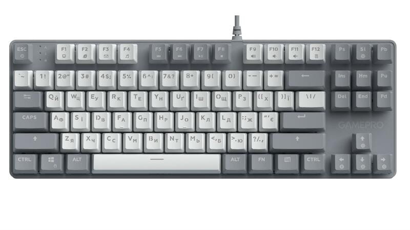Клавіатура GamePro Genesis Metallic MK110G Outemu Red Swithes USB Gray
