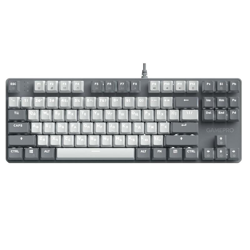 Клавіатура GamePro Genesis Metallic MK110G Outemu Red Swithes USB Gray