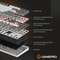 Фото - Клавіатура GamePro Genesis Metallic MK110G Outemu Red Swithes USB Gray | click.ua
