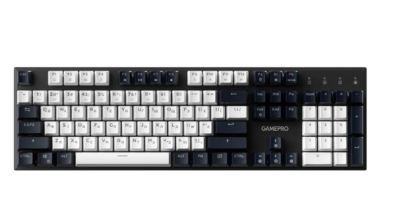 Клавиатура GamePro Genesis Metallic MK144B Outemu Red Swithes USB Black