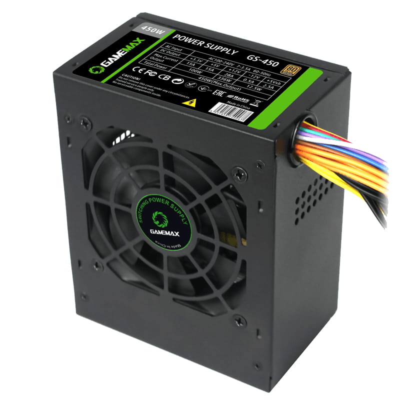 Блок питания GameMax GS-450 80+ 450W Bronze