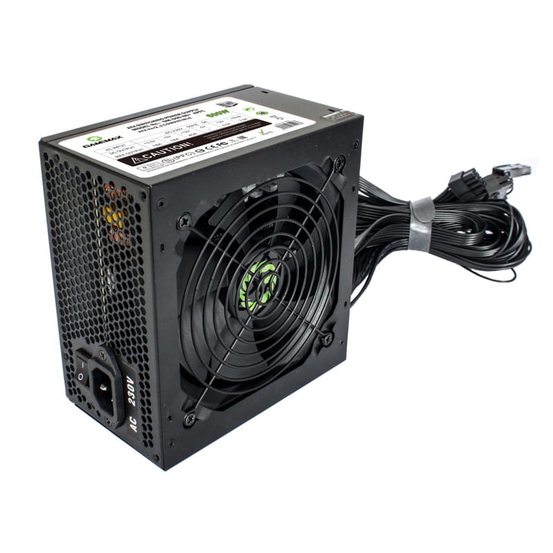 Блок живлення GameMax GM-600 80+ APFC 600W Black