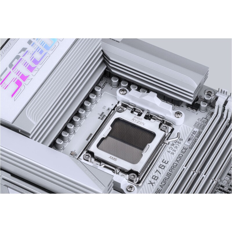 Материнская плата Gigabyte X870E Aorus Pro X3D Ice Socket AM5