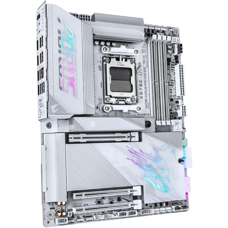 Материнская плата Gigabyte X870E Aorus Pro X3D Ice Socket AM5