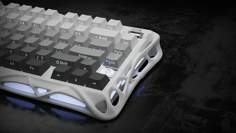 Клавиатура беспроводная GravaStar Mercury K1 Gradient White (GSK1_GWHT)
