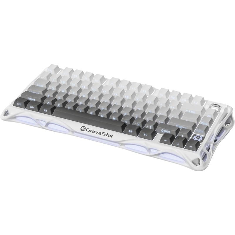 Клавиатура беспроводная GravaStar Mercury K1 Gradient White (GSK1_GWHT)