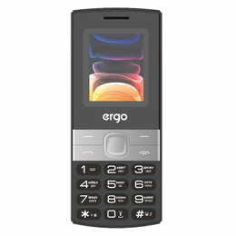 Мобiльний телефон Ergo B185 Dual Sim Black