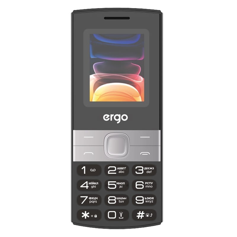 Мобiльний телефон Ergo B185 Dual Sim Black