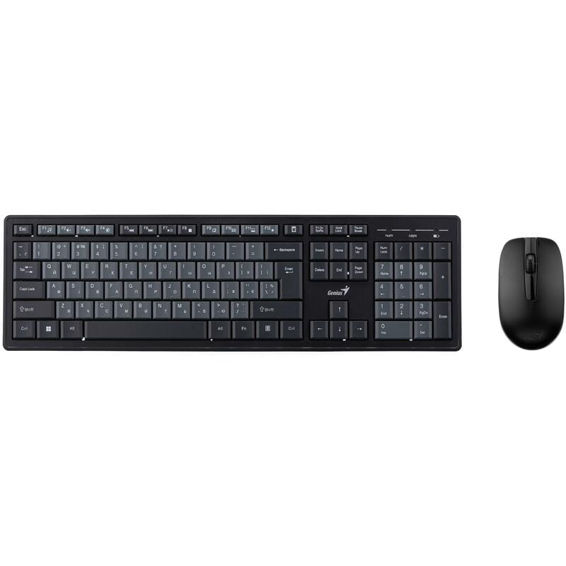Комплект (клавіатура, миша) бездротовий Genius KM-8200 Black (31340003428)