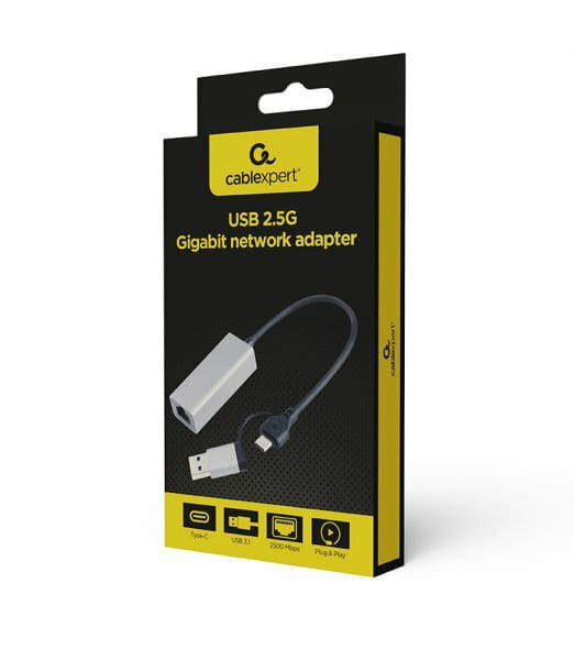 Мережевий адаптер Cablexpert A-USB3AC-LAN2G-01