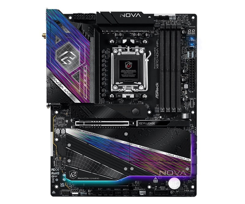 Материнська плата ASRock X870 Nova WiFi Socket AM5