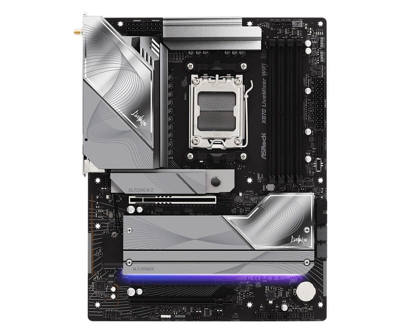 Материнская плата ASRock X870 LiveMixer WiFi Socket AM5