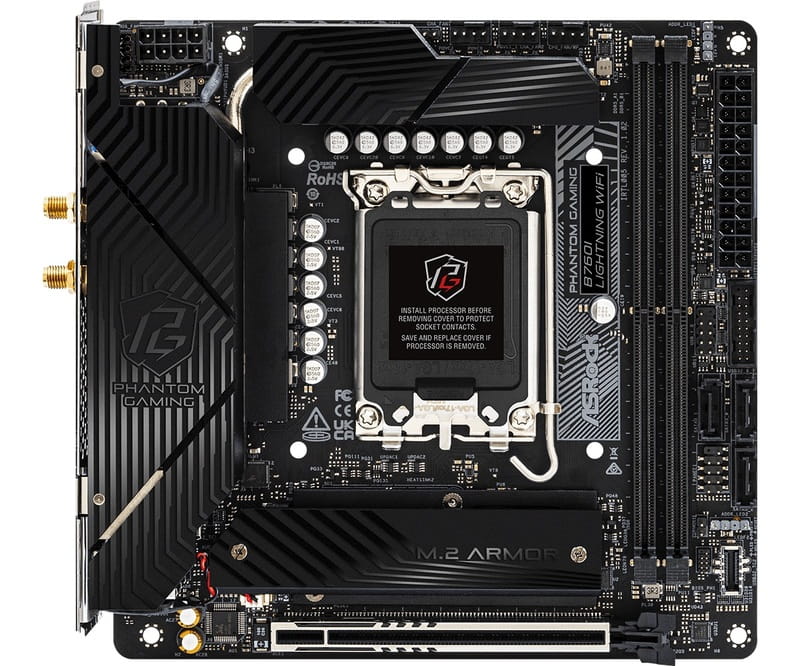 Материнская плата ASRock B760I Lightning WiFi Socket 1700
