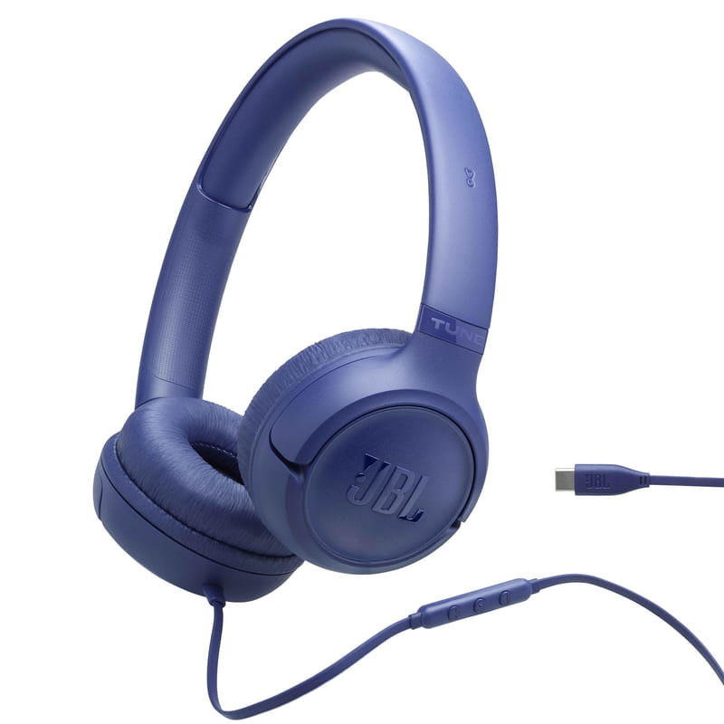 Гарнiтура JBL Tune 530C Blue (JBLT530CBLU)