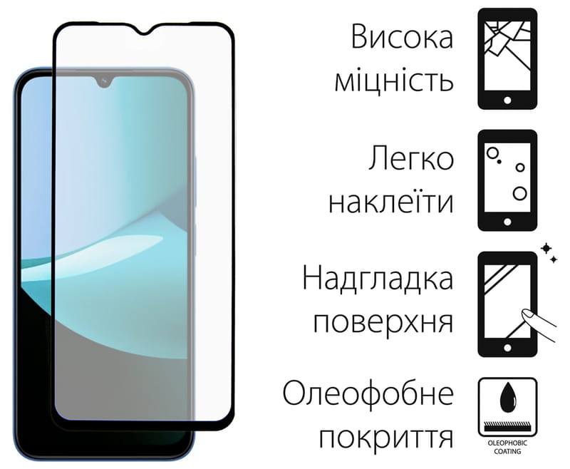 Чeхол-накладка Dengos Soft для Xiaomi Redmi 15C Mint (DG-KM-167) + защитное стекло