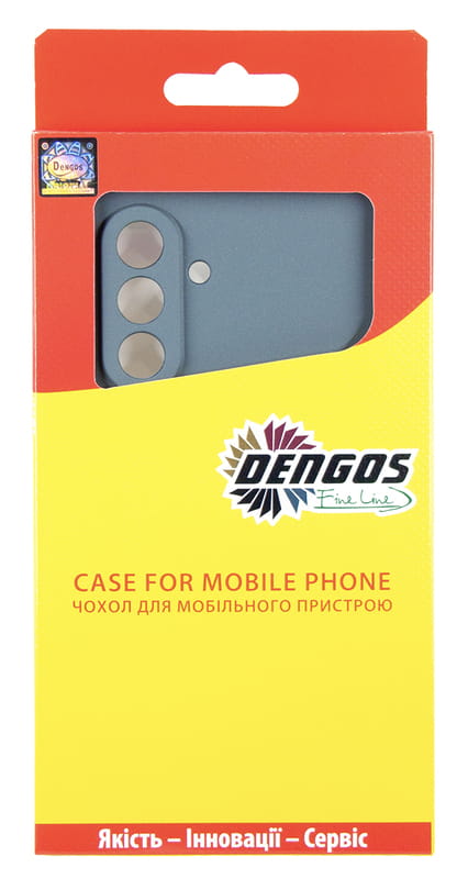 Чeхол-накладка Dengos Carbon для Samsung Galaxy A17 Grey (DG-KM-161) + защитное стекло