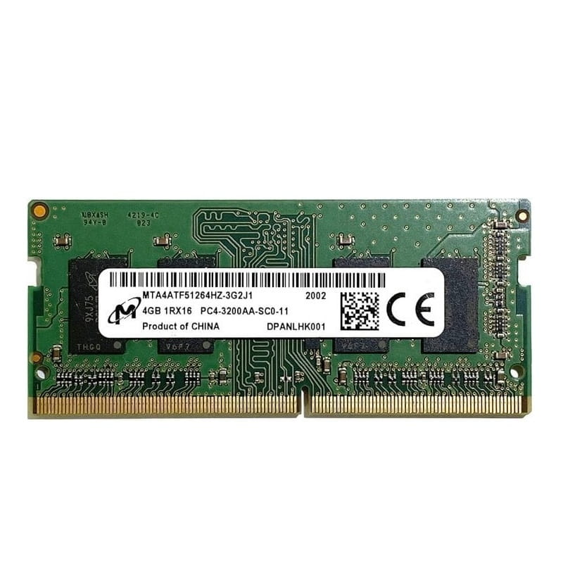 Модуль пам`ятi SO-DIMM DDR4 4GB/3200 Micron (MTA4ATF51264HZ-3G2R1)